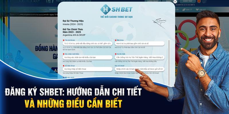 Quy định mở tài khoản hội viên tại SHBET