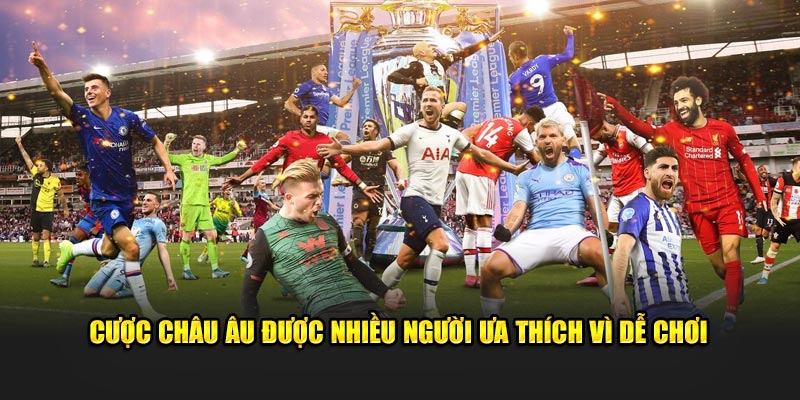 Cược châu Âu được nhiều người ưa thích vì dễ chơi